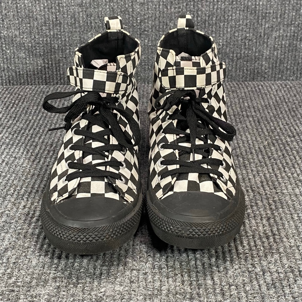 Carbon Elements Canvas Checkerboard High Top Sneakers Men’s Size 12/13